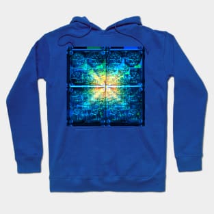 psychedelic Aviation Flight Cockpit Hoodie